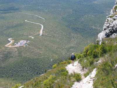 Stirling Ranges N.P. Abstieg vom Bluff Knoll
