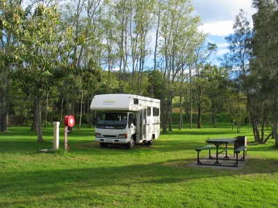 Nelligen, Campingplatz  (Nähe Batemans Bay)