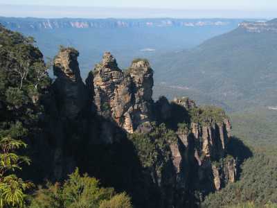 Sydney, Blue Mountains,  Aussichtspunkt "Three Sisters"