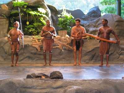 Cairns, "Tjapukai Aboriginal Kulturpark"