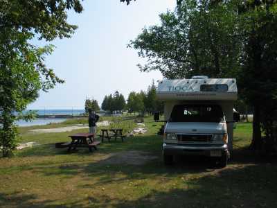 Manitoulin Island, South Bay Camping