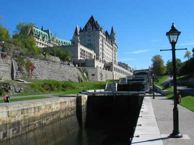 Ottawa, Rideau Kanal, Schleusentreppe