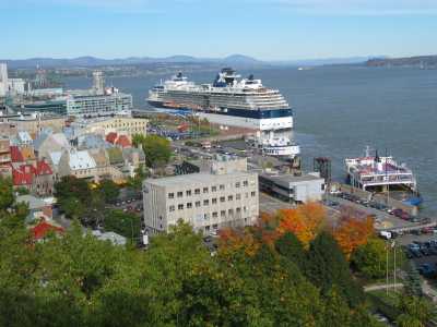 Québec, Sicht auf Hafen 