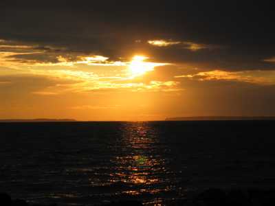 Acadia NP, Bass Harbor Sonnenuntergang