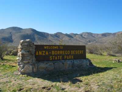 Anza Borrego Desert State Park,  Eingang