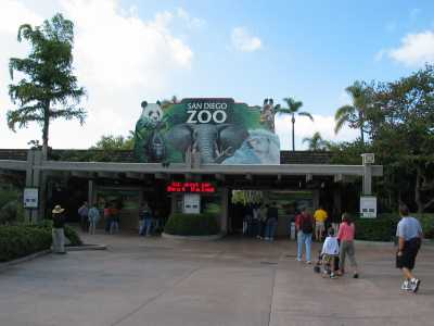 San Diego Zoo, Eingang