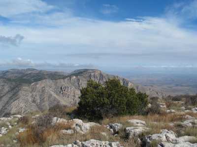 Guadalupe Mountains, Aussicht vom Guadalupe Peak