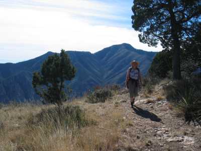 Guadalupe Mountains, Aufstieg zum Hunter Peak