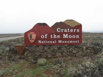 Craters of the Moon, Eingang